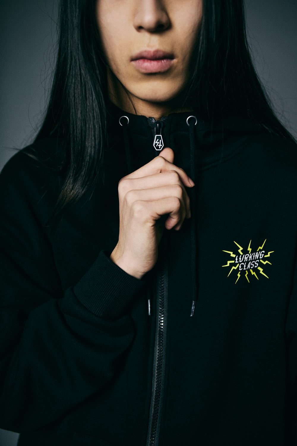 【LURKING CLASS】RISE ABOVE CREW BLACK