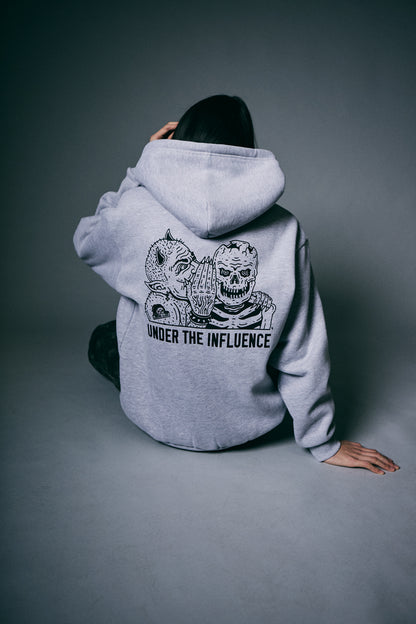 【LURKING CLASS】UNDER THE INFLUENCE HOOD GREY