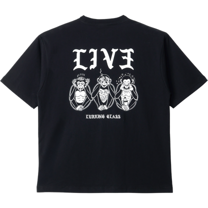 【LURKING CLASS】LIV3 S/S TEE BLACK