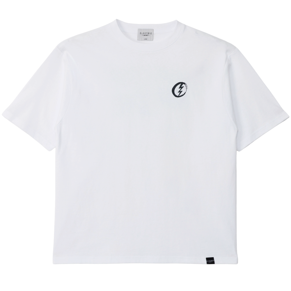 【ELECTRIC】LIVE FREE S/S TEE WHITE