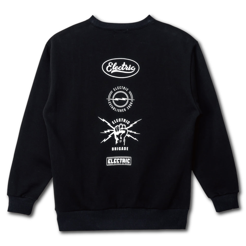 【ELECTRIC】LOGOS CREW BLACK
