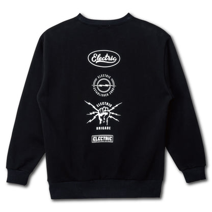 【ELECTRIC】LOGOS CREW BLACK