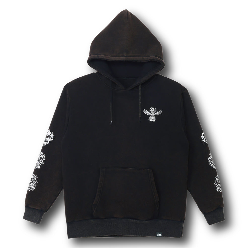【LURKING CLASS】LC×TALLBOY UNCHAINED ACID WASH HOOD BLACK ACID
