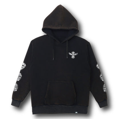 【LURKING CLASS】LC×TALLBOY UNCHAINED ACID WASH HOOD BLACK ACID