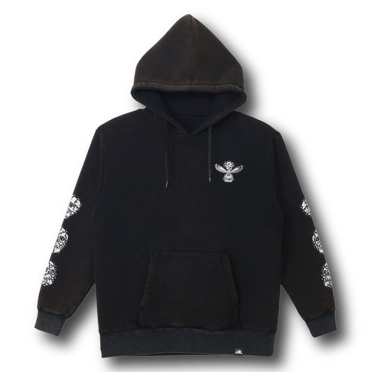 【LURKING CLASS】LC×TALLBOY UNCHAINED ACID WASH HOOD BLACK ACID
