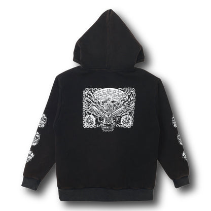 【LURKING CLASS】LC×TALLBOY UNCHAINED ACID WASH HOOD BLACK ACID