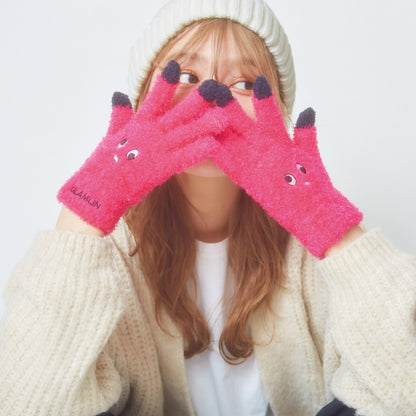 【GLAMLIN】FIVE FINGER タッチパネル対応 NEON PINK