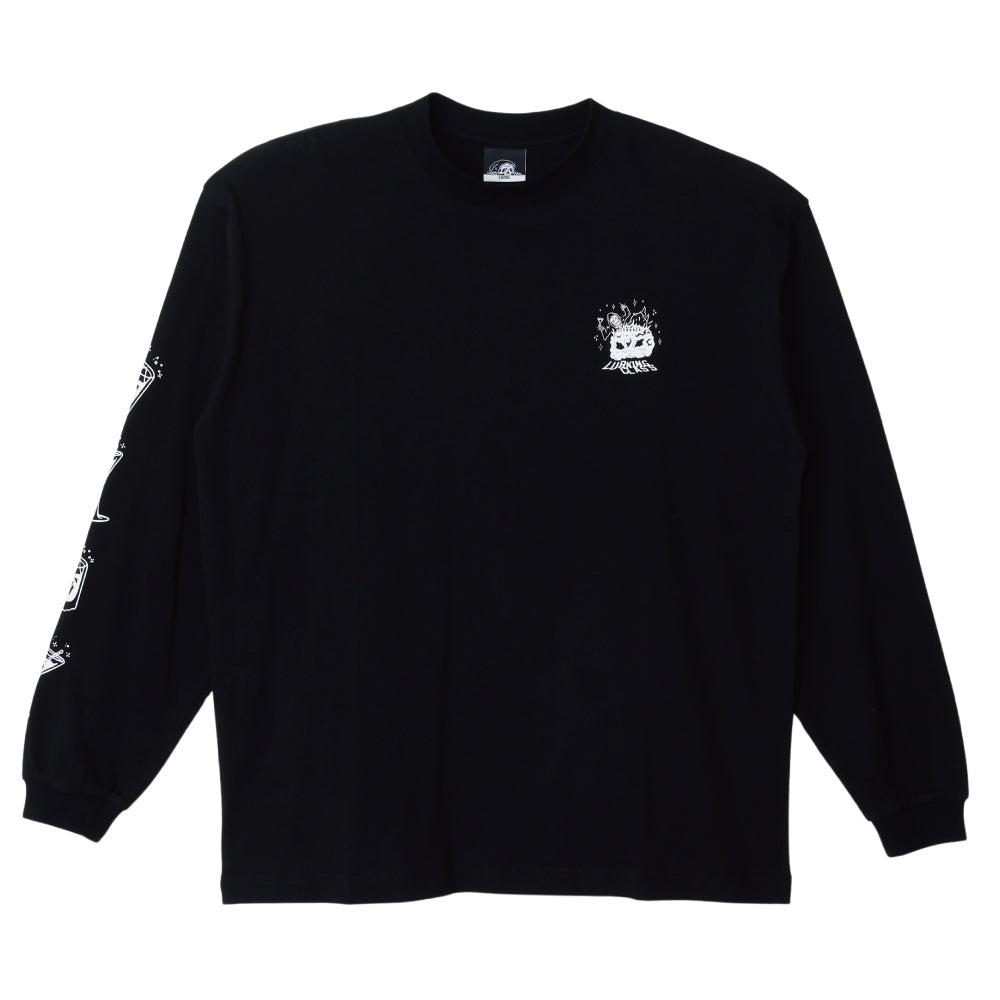 【LURKING CLASS】NIGHT MOVES FLASH L/S TEE BLACK