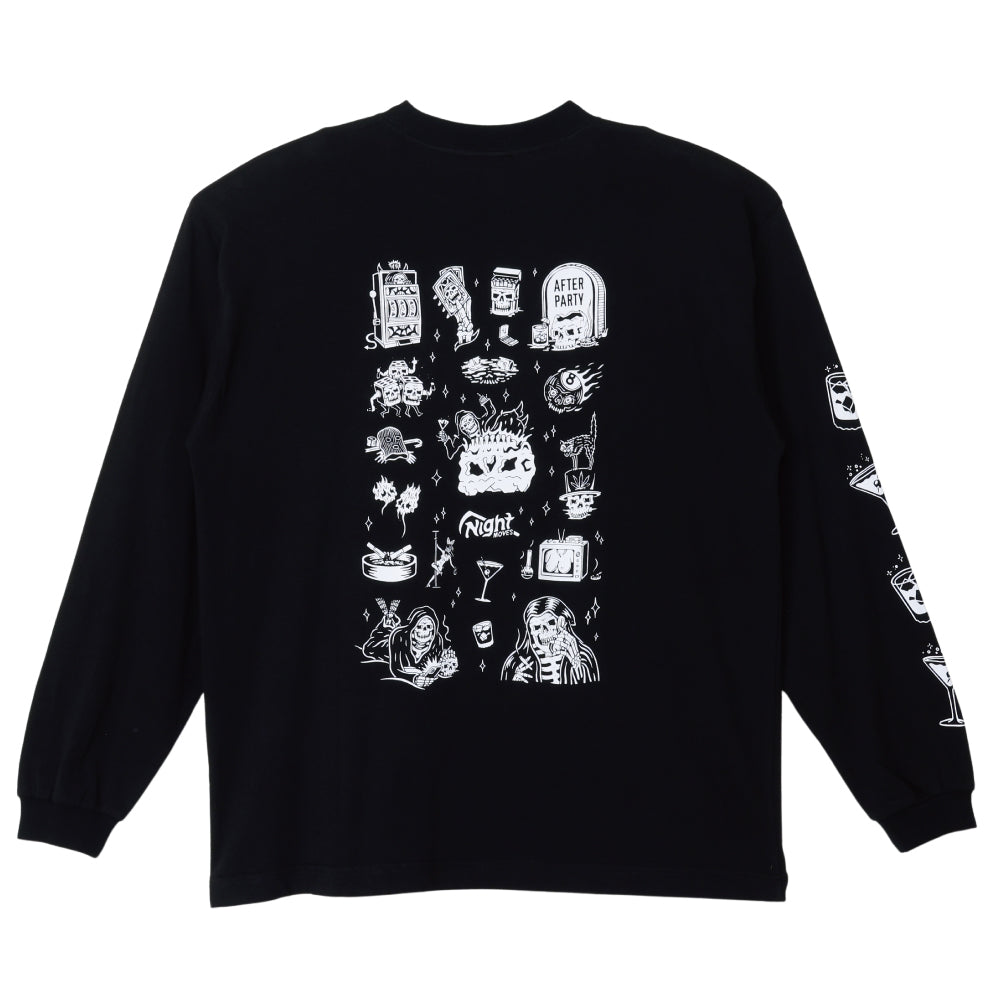 【LURKING CLASS】NIGHT MOVES FLASH L/S TEE BLACK