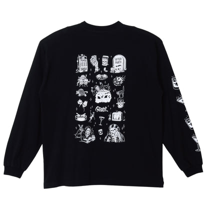 【LURKING CLASS】NIGHT MOVES FLASH L/S TEE BLACK
