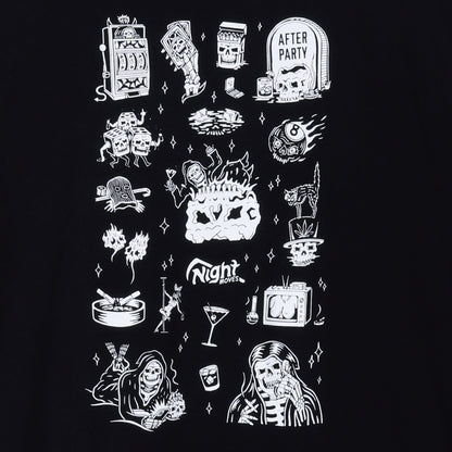 【LURKING CLASS】NIGHT MOVES FLASH L/S TEE BLACK