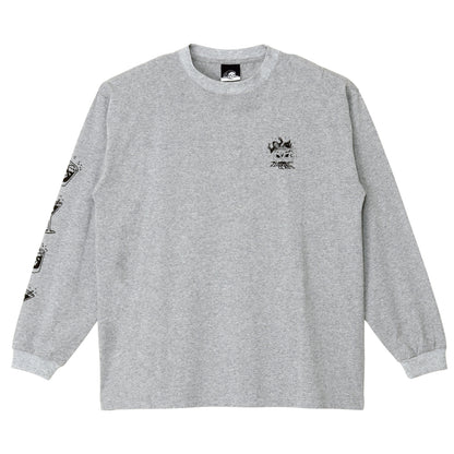 【LURKING CLASS】NIGHT MOVES FLASH L/S TEE GREY