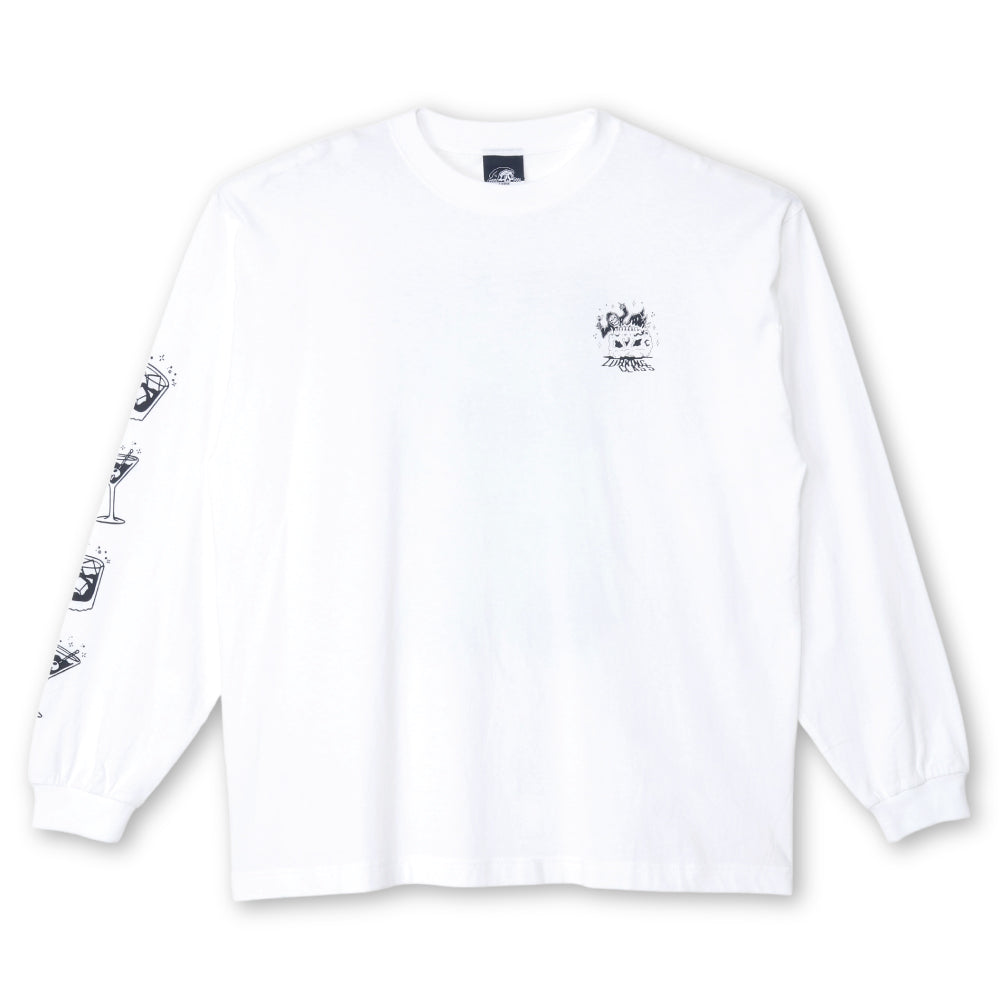 【LURKING CLASS】NIGHT MOVES FLASH L/S TEE WHITE