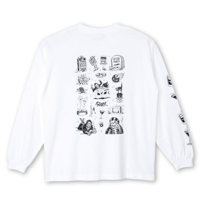 【LURKING CLASS】NIGHT MOVES FLASH L/S TEE WHITE