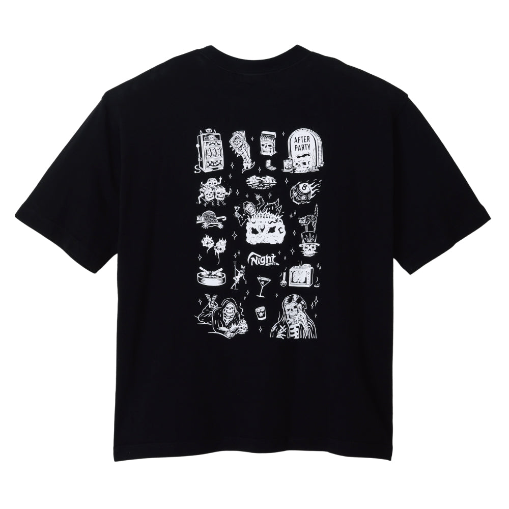 【LURKING CLASS】NIGHT MOVES FLASH S/S TEE BLACK