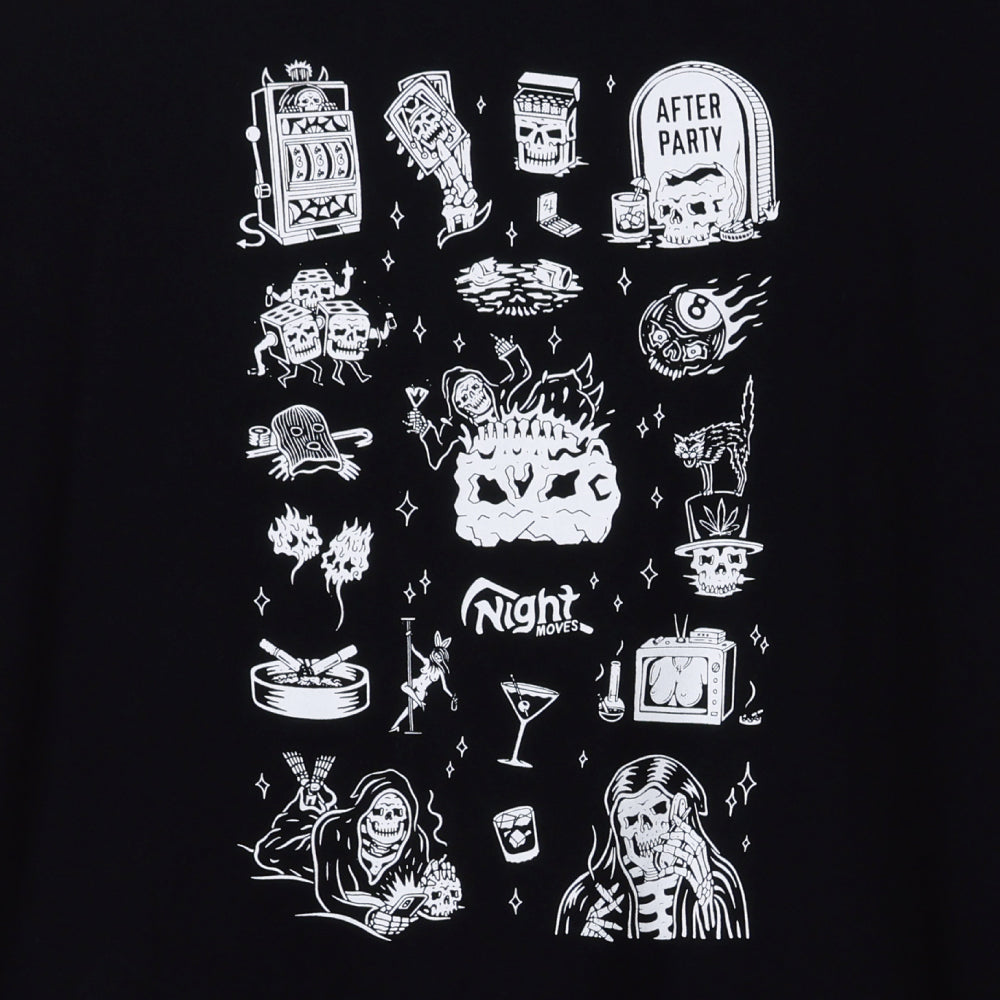 【LURKING CLASS】NIGHT MOVES FLASH S/S TEE BLACK