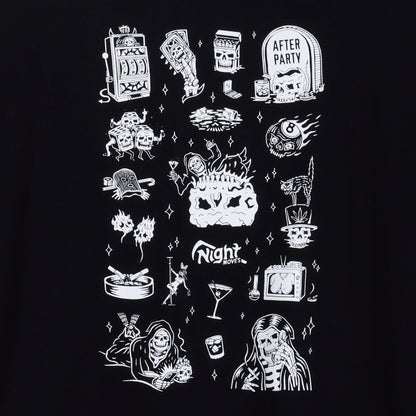 【LURKING CLASS】NIGHT MOVES FLASH S/S TEE BLACK