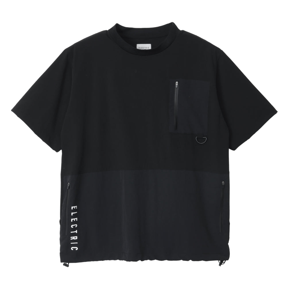 【ELECTRIC】NYLON CARGO POCKET TEE BLACK
