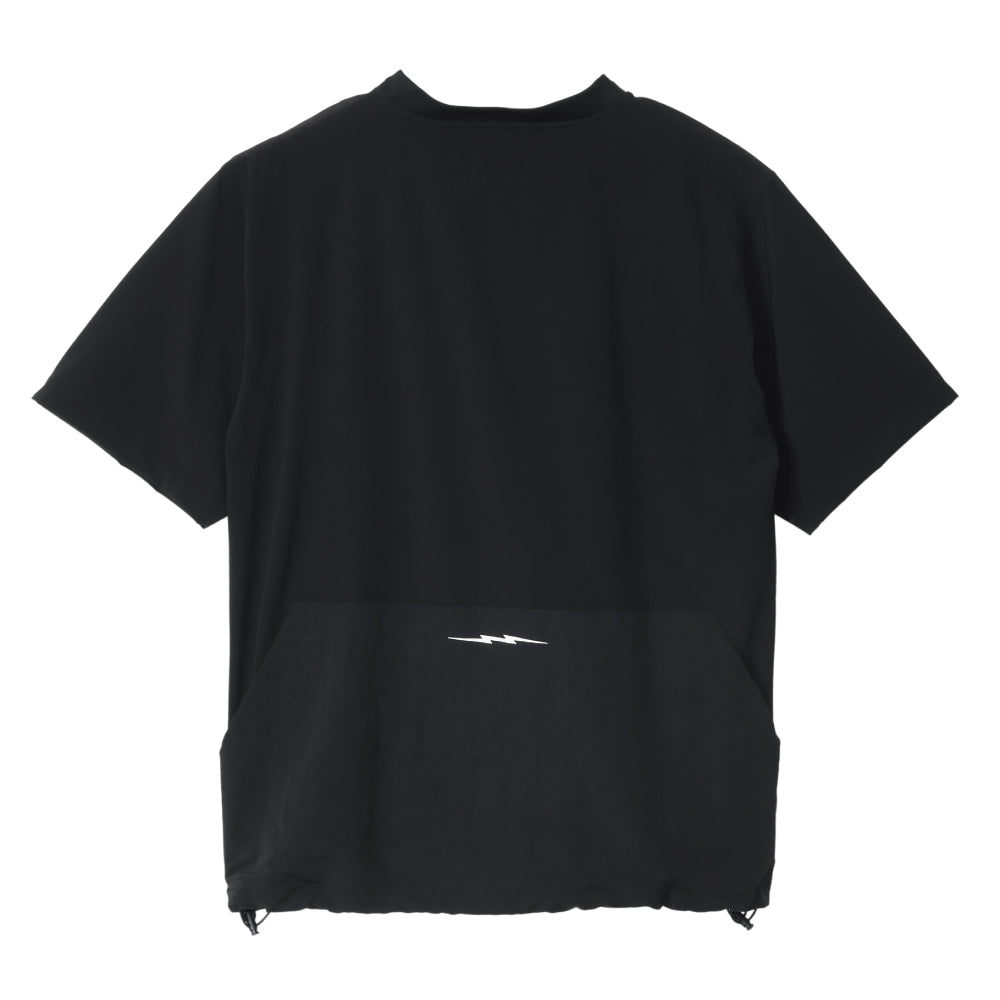 【ELECTRIC】NYLON CARGO POCKET TEE BLACK