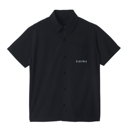 【ELECTRIC】NYLON S/S SHIRT BLACK