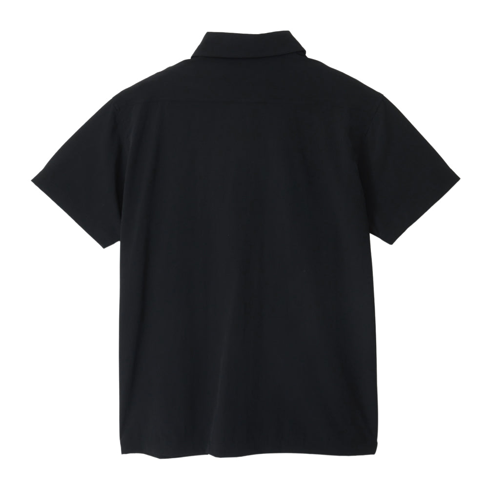 【ELECTRIC】NYLON S/S SHIRT BLACK