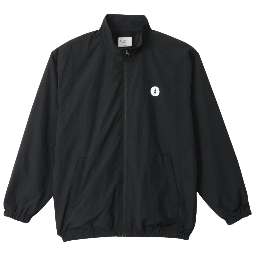 【ELECTRIC】NYLON SHELL JACKET BLACK SIMPLE