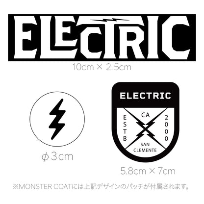 【ELECTRIC】PATCH MONSTER COAT BLACK