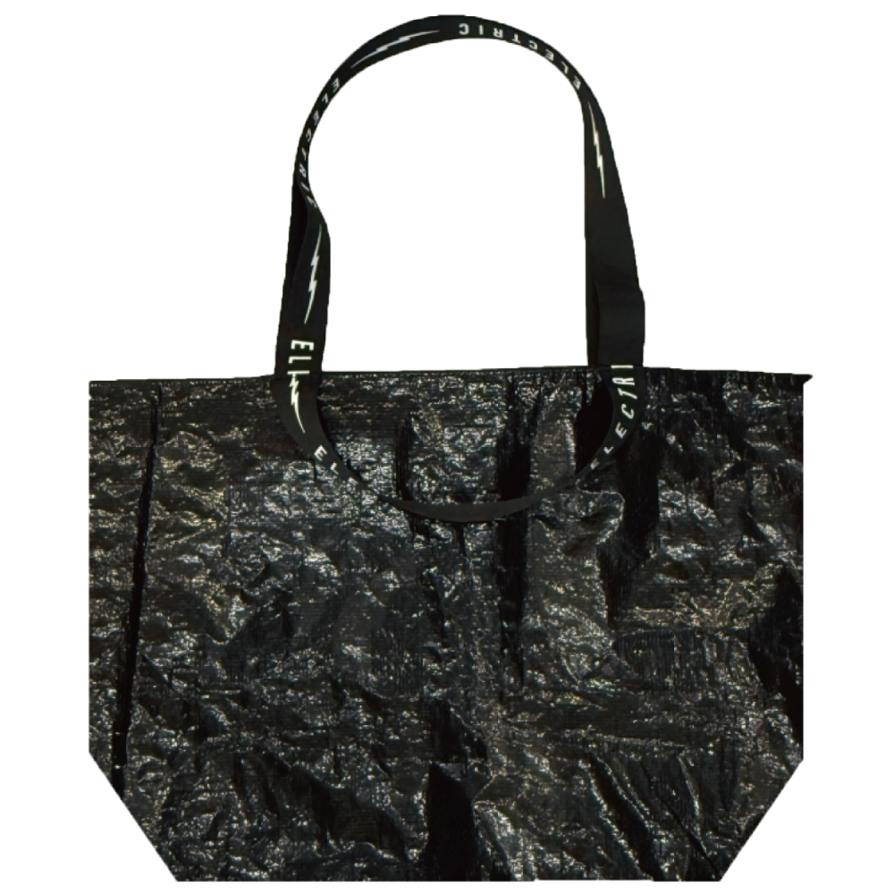 【ELECTRIC】PE TOTE BAG M BLACK