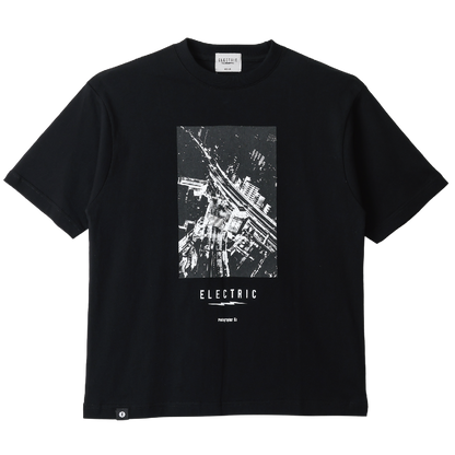 【ELECTRIC】PHOTOGRAPHER GO #1 S/S TEE(CITY) BLACK