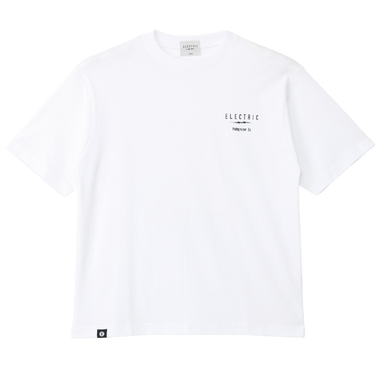 【ELECTRIC】PHOTOGRAPHER GO #2 S/S TEE(FENCE) WHITE