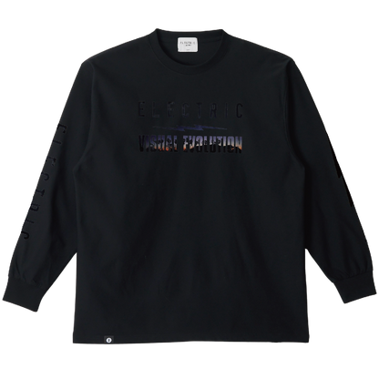 【ELECTRIC】PHOTOGRAPHER GO #5 DRY L/S TEE(PALM TREE) BLACK