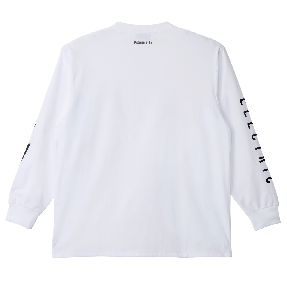 【ELECTRIC】PHOTOGRAPHER GO #5 DRY L/S TEE(PALM TREE) WHITE
