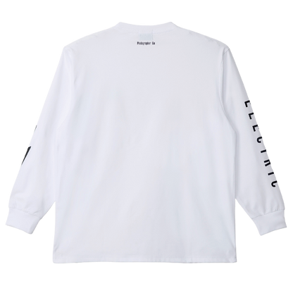 【ELECTRIC】PHOTOGRAPHER GO #5 DRY L/S TEE(PALM TREE) WHITE