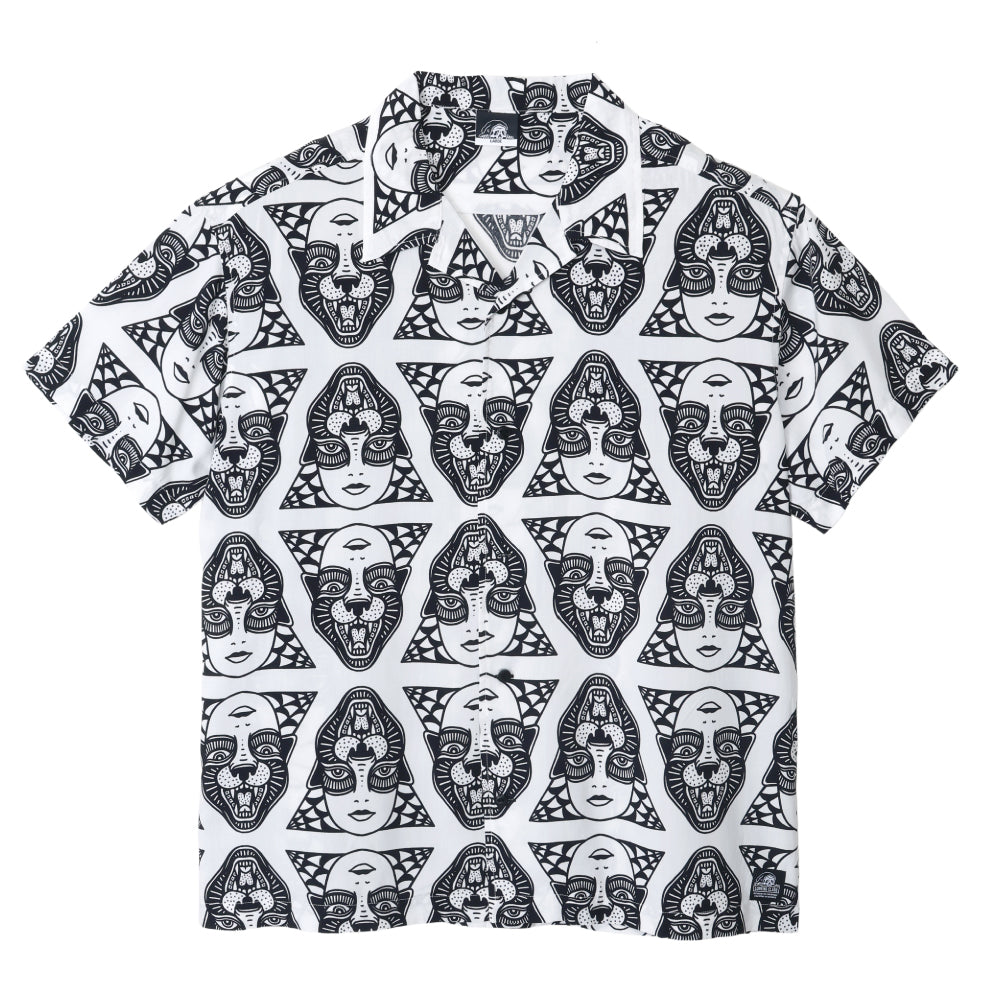 【LURKING CLASS】POWER PATTERN SHIRT WHITE