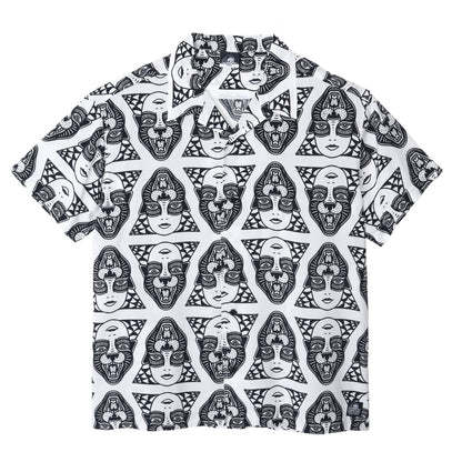 【LURKING CLASS】POWER PATTERN SHIRT WHITE