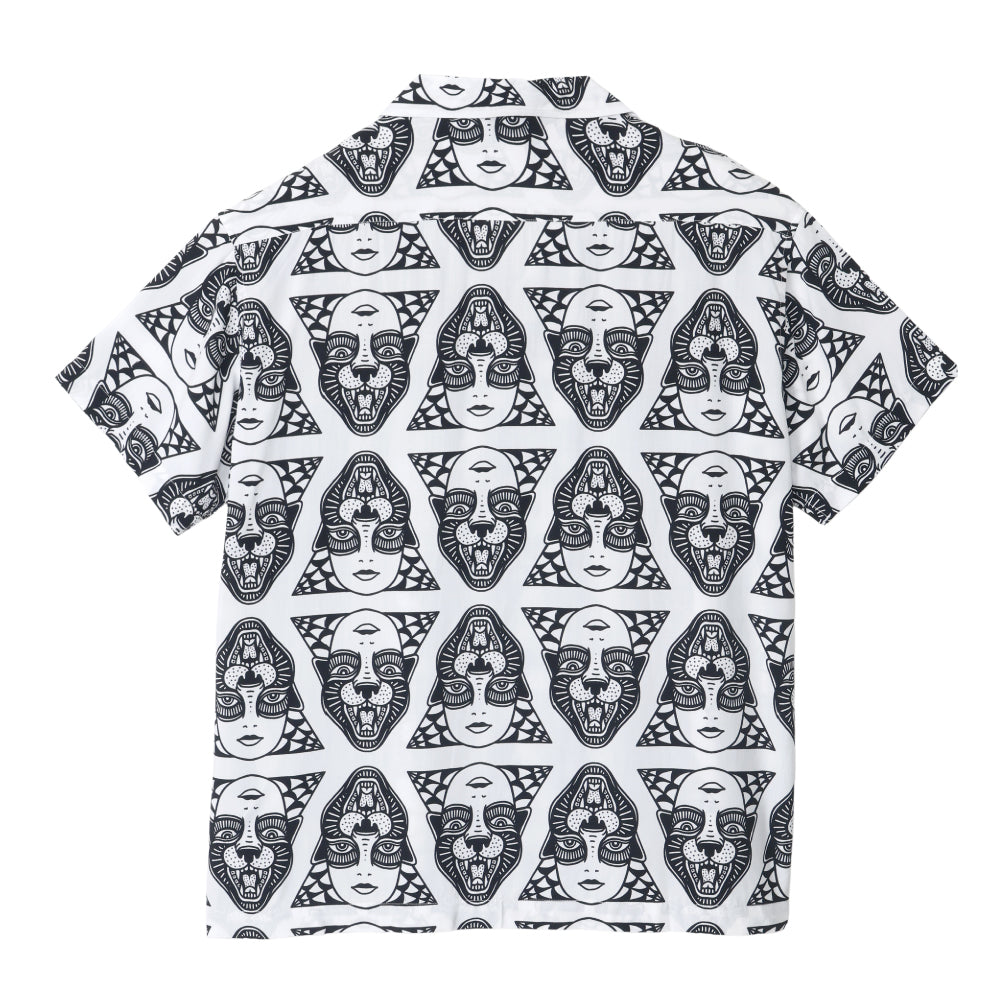 【LURKING CLASS】POWER PATTERN SHIRT WHITE