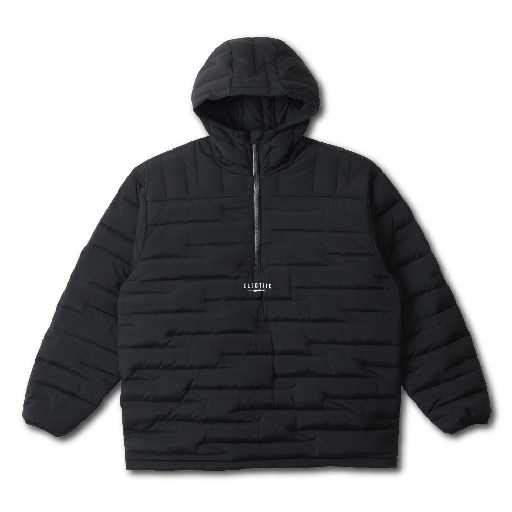 【ELECTRIC】QUILTING HALF ZIP BLACK