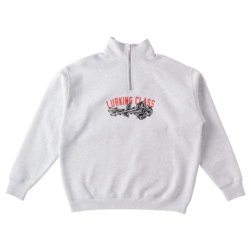 【LURKING CLASS】REST HALF ZIP ASH