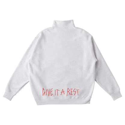 【LURKING CLASS】REST HALF ZIP ASH