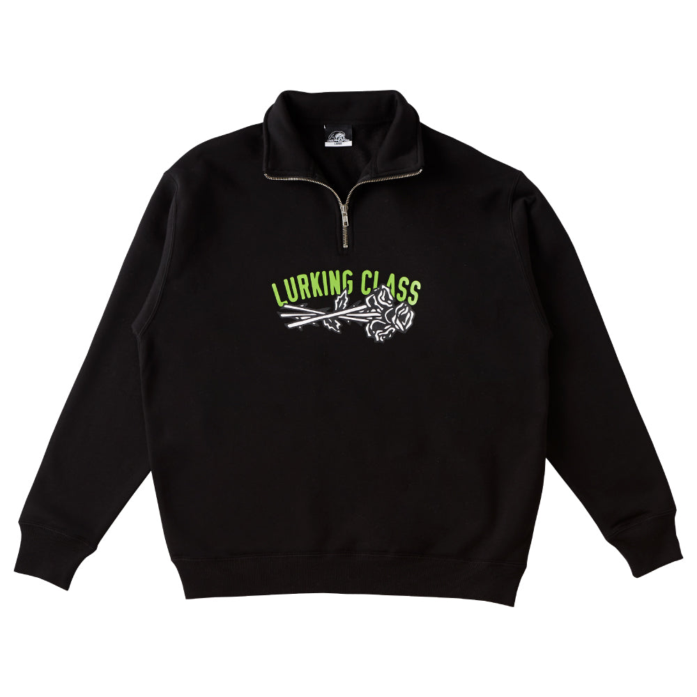 【LURKING CLASS】REST HALF ZIP BLACK