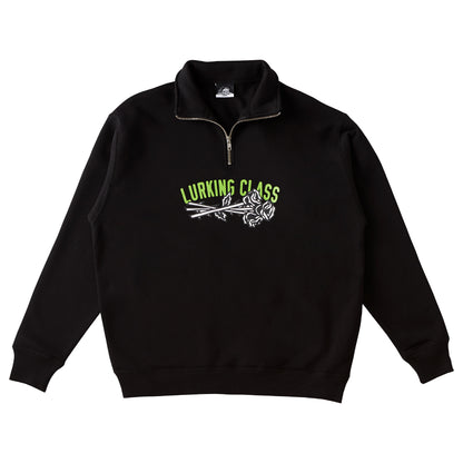 【LURKING CLASS】REST HALF ZIP BLACK