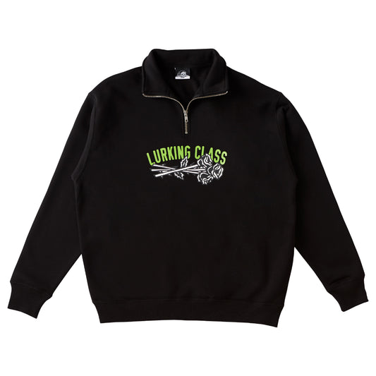 【LURKING CLASS】REST HALF ZIP BLACK