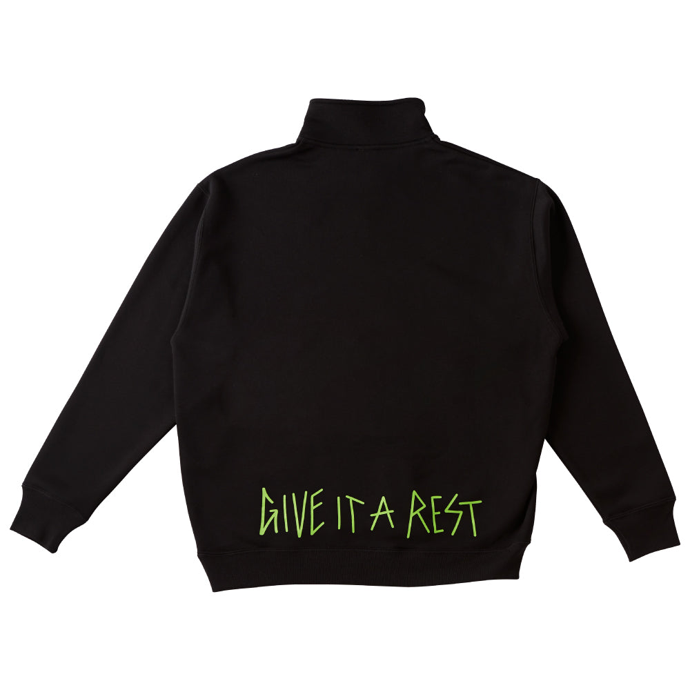 【LURKING CLASS】REST HALF ZIP BLACK