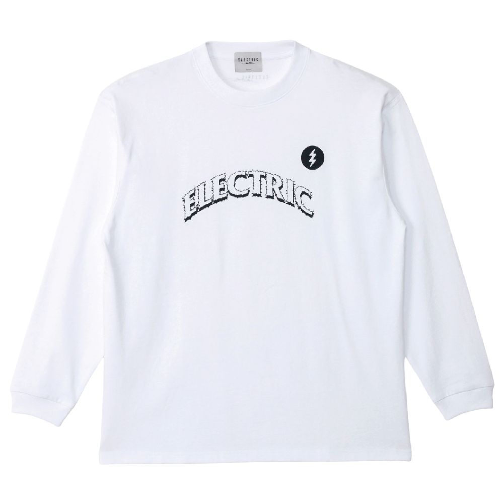 【ELECTRIC】RAIDEN LOGO L/S TEE WHITE