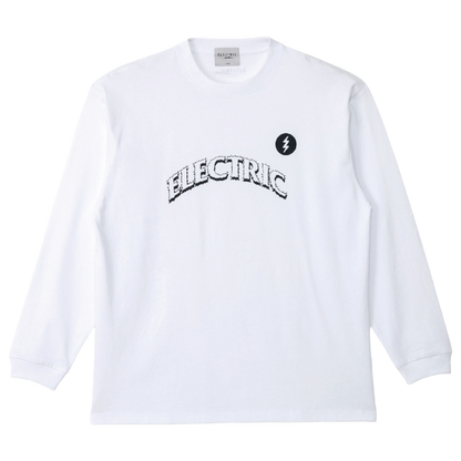 【ELECTRIC】RAIDEN LOGO L/S TEE WHITE
