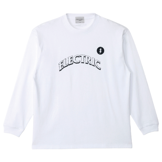 【ELECTRIC】RAIDEN LOGO L/S TEE WHITE
