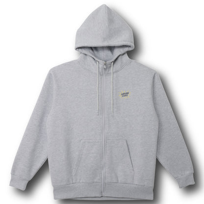 【LURKING CLASS】RISE ABOVE ZIP HOOD GREY