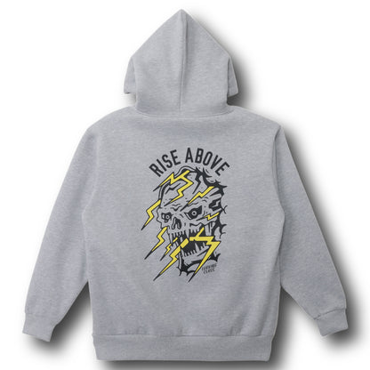 【LURKING CLASS】RISE ABOVE ZIP HOOD GREY