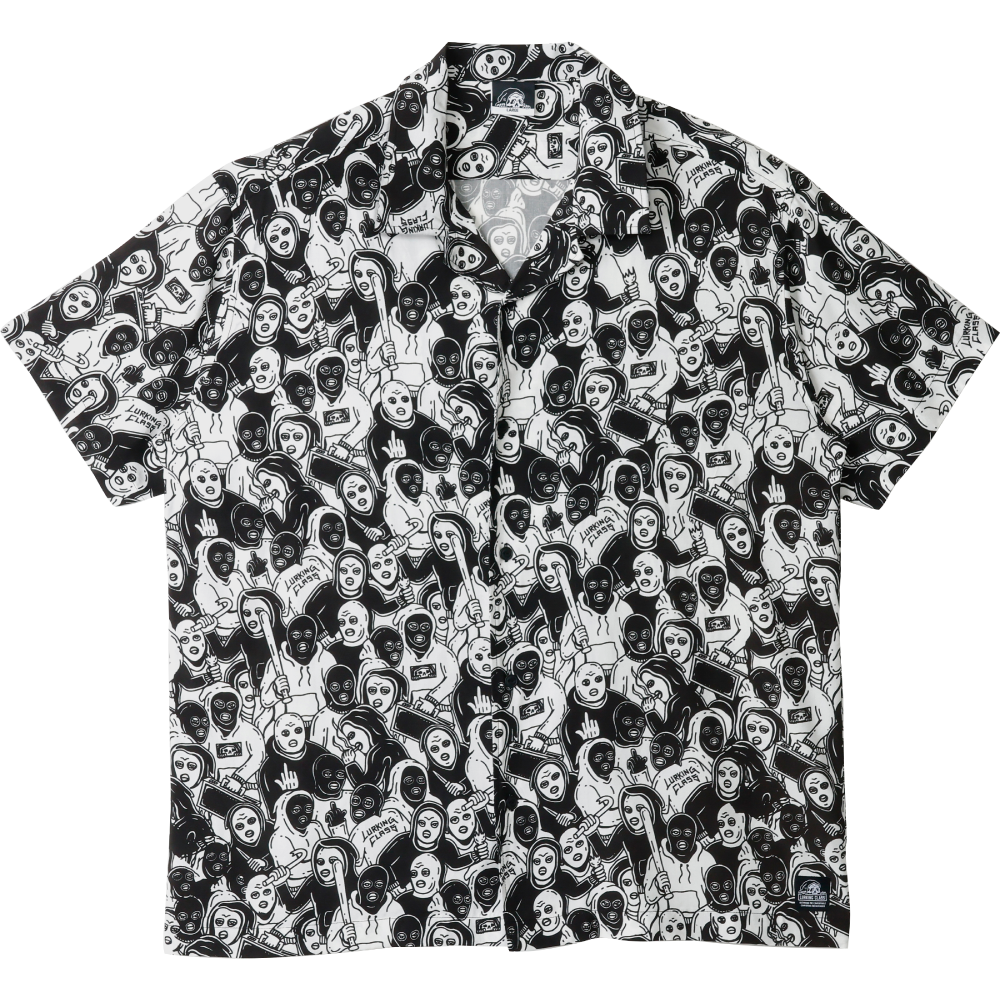 【LURKING CLASS】RUN RAYON SHIRT WHITE