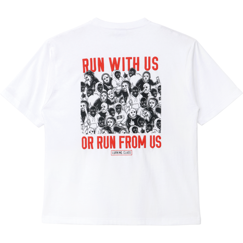 【LURKING CLASS】RUN S/S TEE WHITE